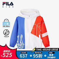 FILA【抗紫外线UPF40+】斐乐儿童童装2024夏季小童男童防晒服 满印一-ZA 120cm