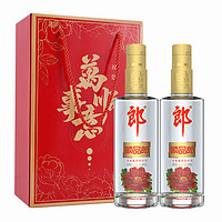 LANGJIU 郎酒 顺品郎 （金盖） 45度 兼香型白酒 480ml*2瓶 礼盒装