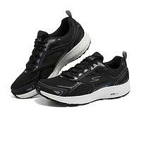 SKECHERS 斯凯奇 男士运动鞋低帮跑步休闲鞋耐磨透气时尚网面鞋220036 黑色/蓝色 BKBL 39.5 (250mm)