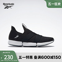 Reebok 锐步 官方女DMX AP SLIP ON魔术贴低帮轻量舒适运动跑步鞋