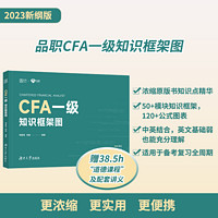 品职教育2023年新版CFA一级知识框架图特许金融分析师考试中文教辅资料（品牌创始人李斯克、何旋编著）