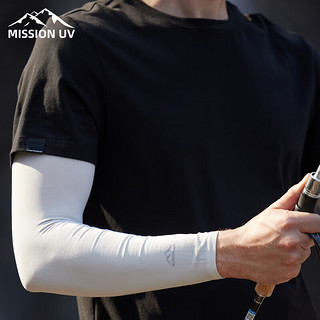 MISSION UV 冰丝防晒袖套冰袖男士开车手套加大码护臂防紫外线套袖护袖 BX080
