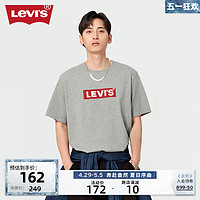 Levi's 李维斯 24夏季新款情侣时尚简约休闲LOGO印花短袖T恤
