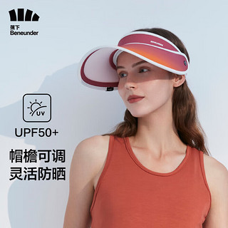 空顶防晒帽女遮阳帽可调节 防晒防紫外线