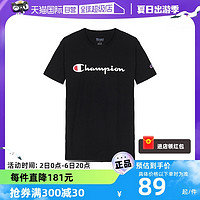 Champion 纯色圆领短袖T恤 athletics线