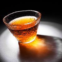 aderia 亚德利亚 津轻初雪手工玻璃杯日本石冢哨子锤纹茶杯品茗清酒威士忌杯
