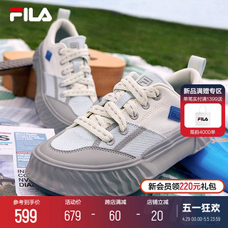 FILA 斐乐 杨幂同款FILA 斐乐官方女鞋FOSSO川行帆布鞋2024夏新款鞋运动鞋