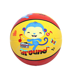 Fisher-Price 费雪 儿童玩具篮球   小篮球-红黄小猴子(直径12厘米)