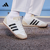 adidas 阿迪达斯 「冰淇淋T头鞋」VS JOG 2.0复古运动鞋男女阿迪达斯轻运动 白色/黑色/奇妙白 38.5