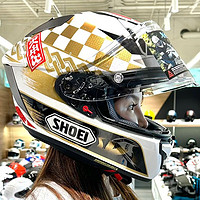 SHOEI X15头盔 日本 X14红蚂蚁摩托车赛道全盔防雾 X15 招财猫/MOTEGI 4 XL