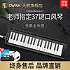 SWAN 天鹅 全乐理口风琴37键32键儿童小学生初中初学者男专业用吹琴乐器