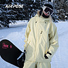 airpose单板滑雪服女冬季专业美式小众2023新款3L宽松滑雪衣男款