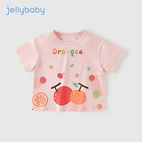 JELLYBABY 杰里贝比 儿童短袖女t恤1一3岁5女童夏装新款婴儿宝宝打底上衣夏季