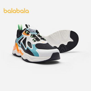 巴拉巴拉儿童运动鞋女童鞋子夏季2024轻便网布鞋 黑色90001-204224140129 34码