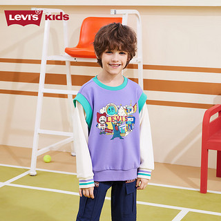 Levi's 李维斯 儿童童装卫衣LV2342032GS-002 菀紫色 140/68