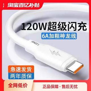 品乐世 120W 超级快充 type-c数据线 1米