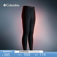 哥伦比亚 户外男子银点吸湿透气功能内搭保暖长裤AE8064 011 M(175/74A)