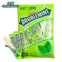 DOUBLEMINT 绿箭 清凉薄荷味口香糖 100片