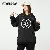 VOLCOM 钻石男装户外印花防水卫衣2024新款春季美式滑雪服连帽衫