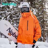 NOBADAY 单板滑雪服滑雪裤套装专业防水男女加厚保暖外套冬季上衣