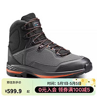 DECATHLON 迪卡侬 登山鞋男防水防滑秋冬鞋子新战术靴子深烟灰色45-4147198