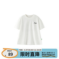 papa【亲子装】爬爬夏季儿童短袖男童运动T恤速干衣女宝宝打底衫 白色-儿童 120cm