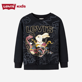 Levi's 李维斯 儿童童装卫衣LV2312005GS-001 黑美人 100/52