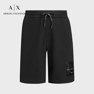 阿玛尼ARMANI EXCHANGE24春夏AX男装系带腰纯色运动短裤