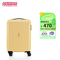 美旅 箱包轻便旅行箱万向轮拉杆箱时尚休闲行李箱HZ9黄色20英寸