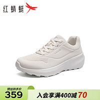 红蜻蜓 男鞋2024休闲运动鞋轻便户外慢跑鞋DM036040 白色 43