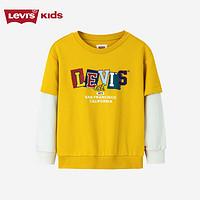 Levi's 李维斯 儿童童装卫衣LV2312056GS-002 姜黄 100/52