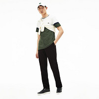 LACOSTE 拉科斯特 法国鳄鱼男装时尚修身舒适腰头男裤子简约纯色男式休闲裤男