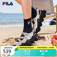 FILA 斐乐 官方女鞋运动凉鞋2024夏厚底增高休闲草莓凉鞋