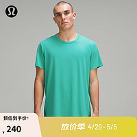 lululemon丨Fundamental™ 男士 T 恤 速干透气 LM3CZPS 短袖 鲜黄绿色 L