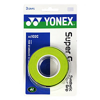 YONEX 尤尼克斯 羽毛球手胶运动吸汗带握把胶AC-102C-309柠檬绿三条装