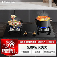 Hisense 海信 5.2kW爆炒猛火燃气灶家用台嵌两用全进风天然气