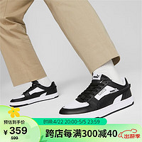 PUMA 彪马 男女同款 基础系列 板鞋 392332-02白-黑色-白 40UK6.5