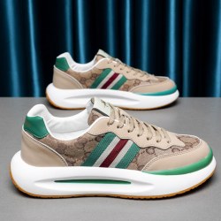 莫诗尼运动鞋韩版潮流透气休闲帅气板鞋减震旅游鞋g16卡其42