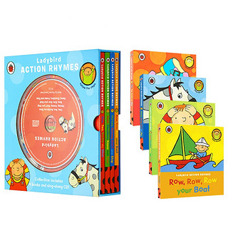 小瓢虫纸板书（4册）Ladybird 英文进口原版童书绘本  Action Rhymes