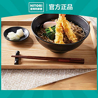 NITORI宜得利家居日本进口实木筷子尖头筷高档八角筷洗碗机可用