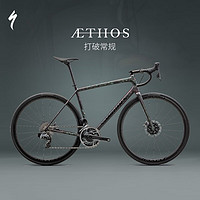 SPECIALIZED 闪电 S-WORKS AETHOS ETAP 竞赛款碳纤维公路自行车 缎面黑曜石反光/鲍贝白 49