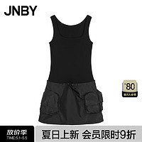 JNBY24夏连衣裙无袖U领女5O5G12430 001/本黑 L