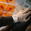 VERSACE 范思哲 手表瑞士进口希腊回纹陶瓷奢华时尚自动机械手表/520情人节礼物 VE6B00223