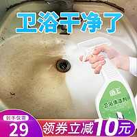 盾王 卫浴清洁剂洗厕所地砖清洗神器500ml 1瓶