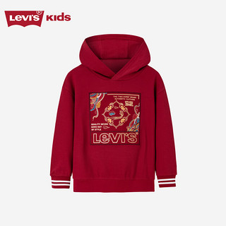 Levi's 李维斯 儿童童装卫衣LV2312168GS-001 辣椒红 150/68