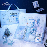 Disney 迪士尼 手账本礼盒套装 ins少女心记事本 冰雪奇缘浅蓝色