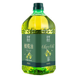 百年昆仑 纯正橄榄油3L  食用油 冷榨西班牙进口橄榄原油 热炒油大桶