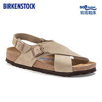 BIRKENSTOCK勃肯软木拖鞋交叉绑带女款系踝凉鞋Tulum系列 沙色常规版1023247 37