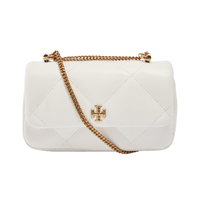 TORY BURCH Kira 钻石绗缝迷你翻盖皮包