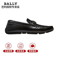 BALLY 巴利 豆豆鞋新款男鞋简约经典男士优质小牛皮皮鞋豆豆鞋驾驶鞋 6300427 黑色 41